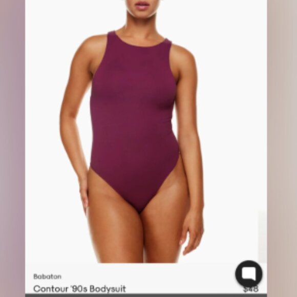 90s Contour Babaton Aritzia Bodysuit - Picture 1 of 3